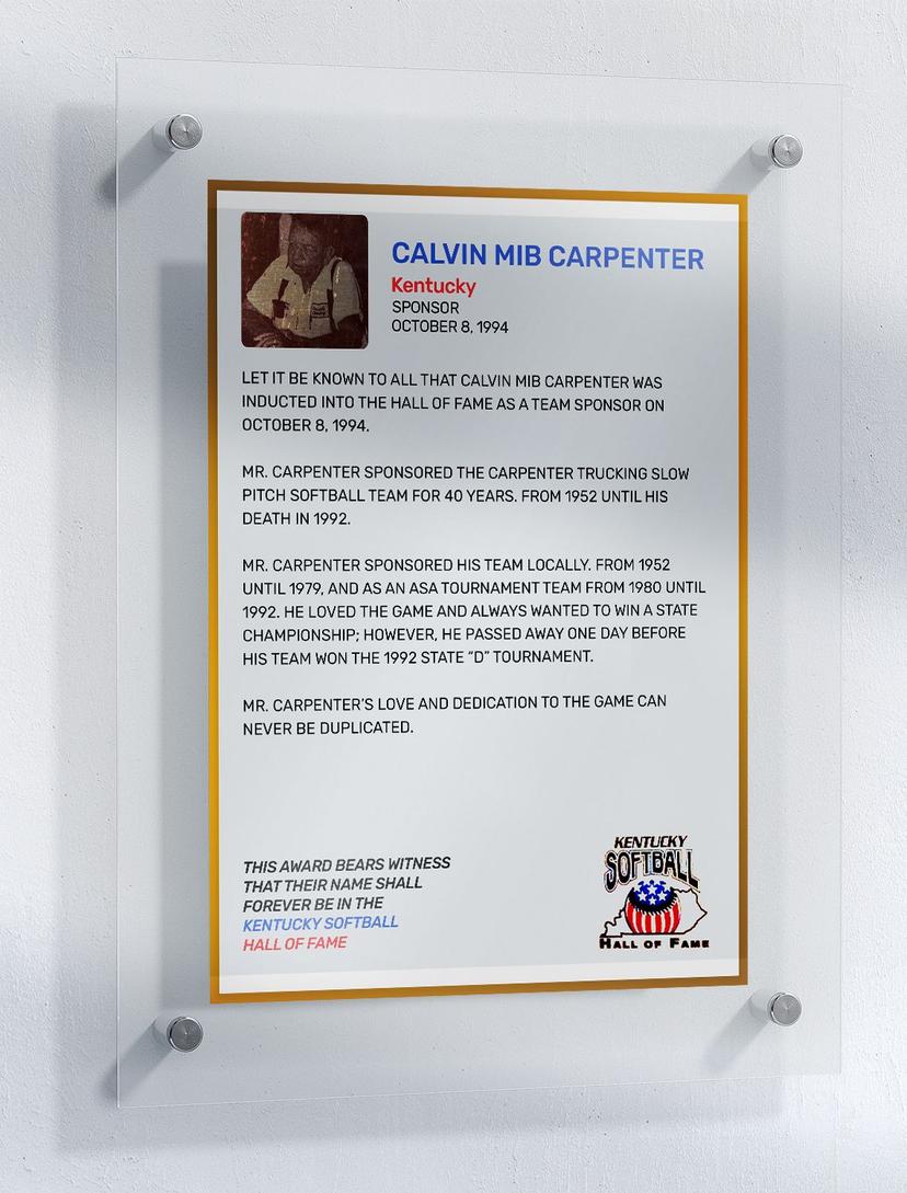 Carpenter, Calvin Mib