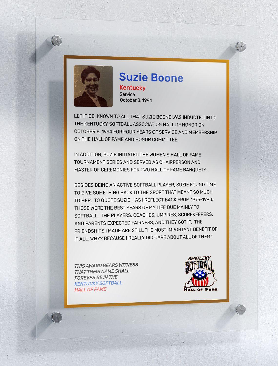 Boone, Suzie