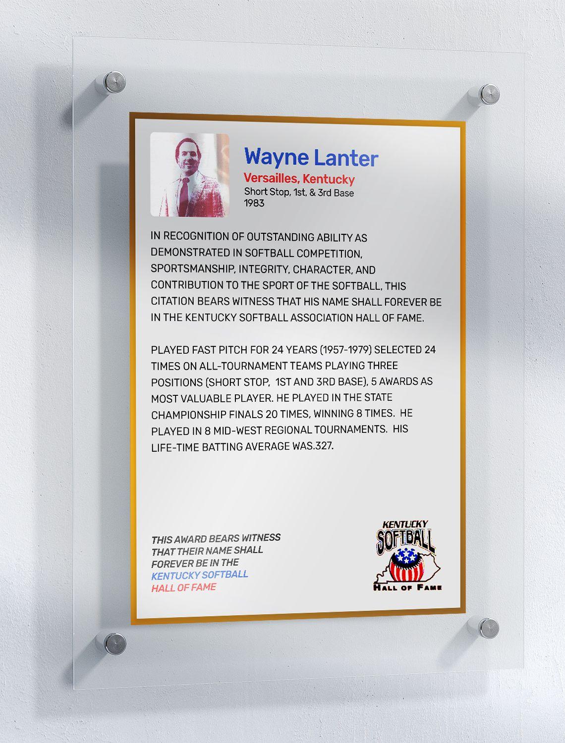 Lanter, Wayne