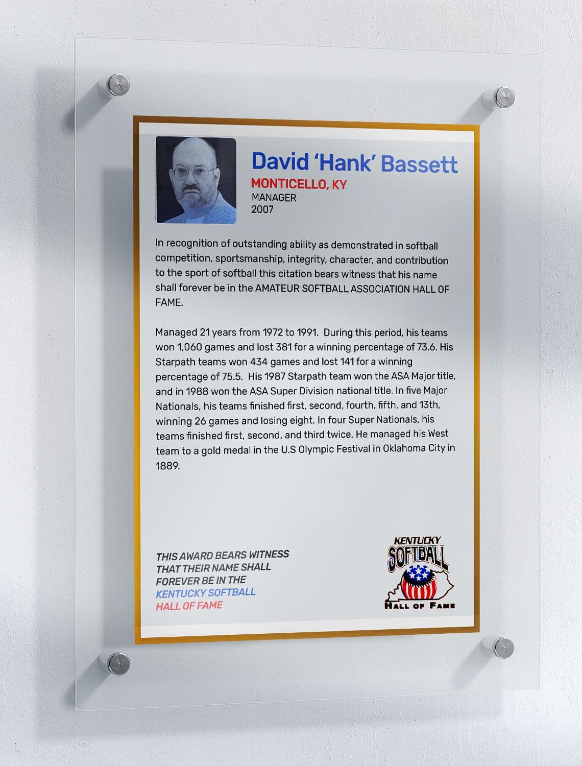 Bassett, David "Hank"